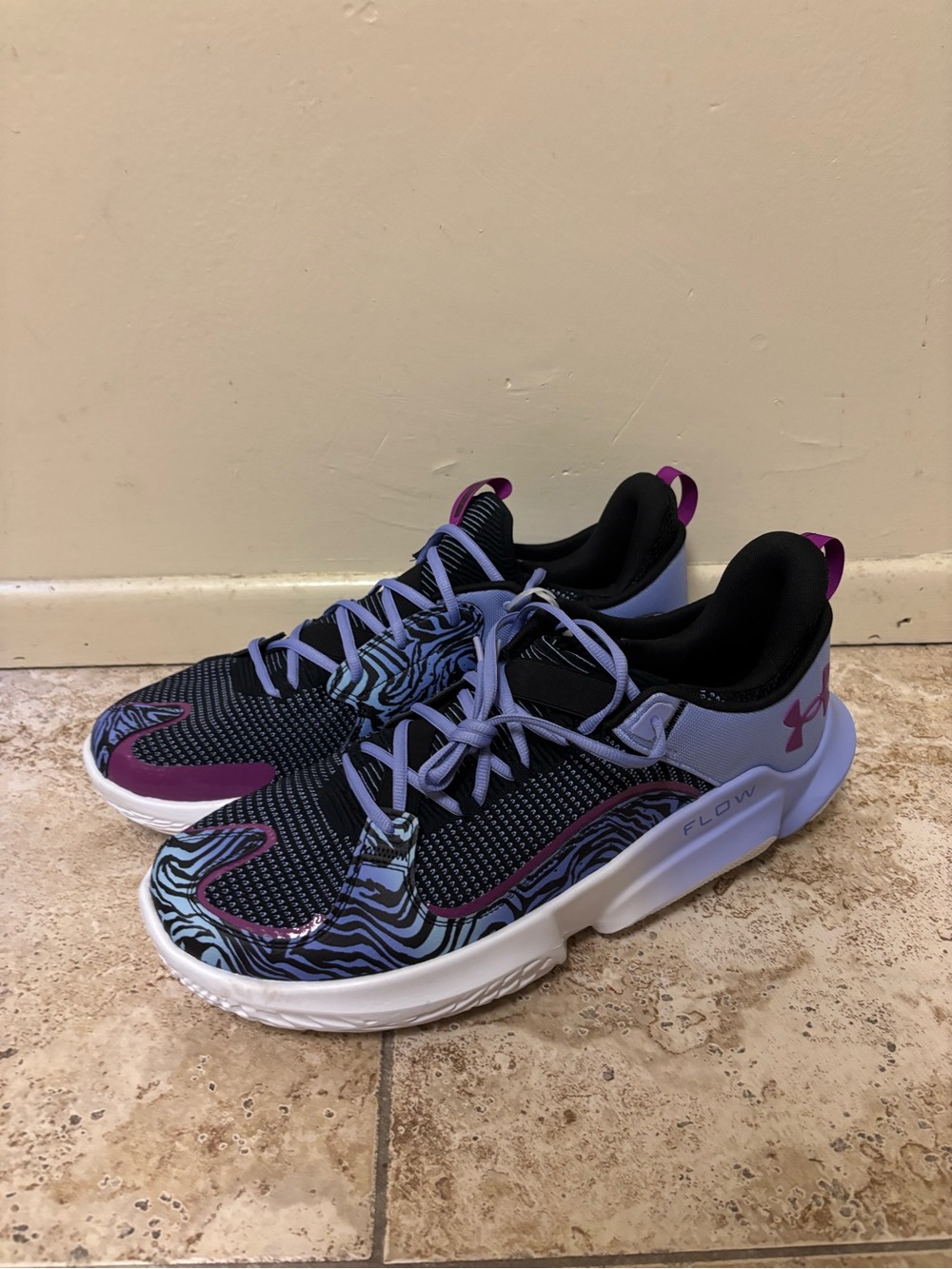 Under Armour Men’s Flow FUTR X 3 Purple Running Shoes Sz 17 NEW 3027949-003